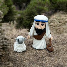 Load image into Gallery viewer, Moshe, Moses with Ship, Passover, Pesach Articulated 3D Printed Fidget Toy