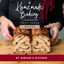 Load image into Gallery viewer, CinnamonTwist Babka | Sourdough | Kosher/Pareve Recipe Created by Miriam's Kitchen