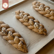 Load image into Gallery viewer, Whole Wheat Sourdough Challah Kosher/Pareve Recipe Created by Miriam's Kitchen
