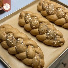 Load image into Gallery viewer, Whole Wheat Sourdough Challah Kosher/Pareve Recipe Created by Miriam's Kitchen