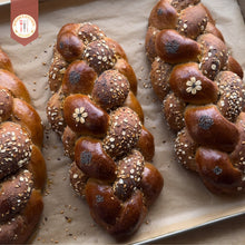 Load image into Gallery viewer, Whole Wheat Sourdough Challah Kosher/Pareve Recipe Created by Miriam's Kitchen