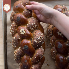 Load image into Gallery viewer, Whole Wheat Sourdough Challah Kosher/Pareve Recipe Created by Miriam's Kitchen
