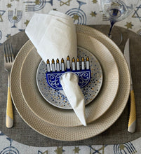 Load image into Gallery viewer, Hanukkiah Napkin Ring