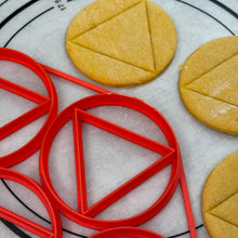 Load image into Gallery viewer, Purim Hamentashen Humentashen x7 MultiCutter Cereal Oznei Haman Cookie Cutter Mold Produced by 3D Kitchen Art