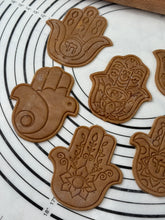 Load image into Gallery viewer, Set of 6 Hamsa Cookie Cutter & Mold
