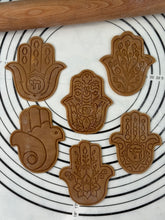 Load image into Gallery viewer, Set of 6 Hamsa Cookie Cutter & Mold