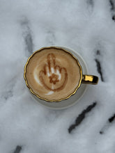 Load image into Gallery viewer, SUPPORT ISRAEL Coffee Stencil