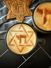 Load image into Gallery viewer, Set of 2 Chai Coffee Hot Chocolate Cocoa Stencil