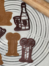 Load image into Gallery viewer, Set of 3 Shabbat, Shabbos, Shabbath Cookie Cutters & Molds
