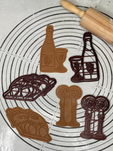 Load image into Gallery viewer, Set of 3 Shabbat, Shabbos, Shabbath Cookie Cutters & Molds