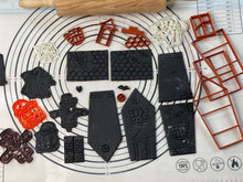 Load image into Gallery viewer, Halloween Haunted House Cookie Cutter Kit (17 elements)