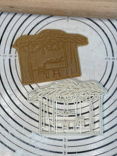 Load image into Gallery viewer, Sukkah 4.75” Cookie Cutter & Mold Produced by 3D Kitchen Art