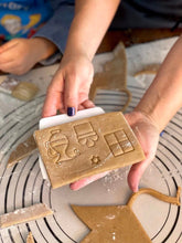 Load image into Gallery viewer, Hanukkah Gingerbread House Cookie Cutter Kit (12 elements)