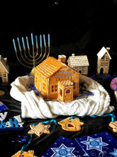 Load image into Gallery viewer, Hanukkah Gingerbread House Cookie Cutter Kit (12 elements)