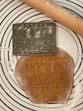 Load image into Gallery viewer, Let’s Go Brandon Cookie Cutter & Mold 5-Inch-Scale Produced by 3D Kitchen Art