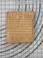 Load image into Gallery viewer, Let’s Go Brandon American Flag Cookie Cutter & Mold 5-Inch-Scale Produced by 3D Kitchen Art