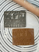 Load image into Gallery viewer, Let’s Go Brandon Cookie Cutter & Mold 5-Inch-Scale Produced by 3D Kitchen Art