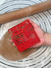 Load image into Gallery viewer, Let’s Go Brandon American Flag Cookie Cutter & Mold 5-Inch-Scale Produced by 3D Kitchen Art