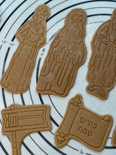 Load image into Gallery viewer, Set of 8 Premium Quality Purim Cookie Cutters And Molds