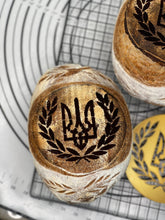 Load image into Gallery viewer, SUPPORT UKRAINE - Artisan Home Baked Bread Stencil 4-Inch-Scale Produced by 3D Kitchen Art