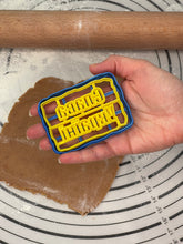 Load image into Gallery viewer, SUPPORT UKRAINE - Slava Ukraine Слава Україні Cookie Cutter & Mold 3.2-Inch-Scale Produced by 3D Kitchen Art