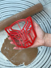 Load image into Gallery viewer, Premium Quality Set of 2 Transformers Autobot Symbol Optimus Prime Cookie Cutters And Molds by 3D Kitchen Art