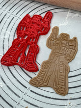 Load image into Gallery viewer, Premium Quality Set of 2 Transformers Autobot Symbol Optimus Prime Cookie Cutters And Molds by 3D Kitchen Art