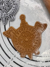 Load image into Gallery viewer, Shield With Sword and Axes