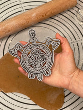 Load image into Gallery viewer, Shield With Sword and Axes