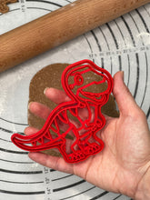 Load image into Gallery viewer, T-Rex Tyrannosaurus Rex Baby Dinosaur Cookie Cutter & Mold 4.5-Inch-Scale Produced by 3D Kitchen Art