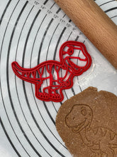 Load image into Gallery viewer, T-Rex Tyrannosaurus Rex Baby Dinosaur Cookie Cutter & Mold 4.5-Inch-Scale Produced by 3D Kitchen Art