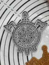 Load image into Gallery viewer, Shield With Sword and Axes