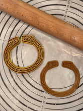 Load image into Gallery viewer, Viking Bracelet for Men -  Norse God Odin Wolf Heads Arm Rings