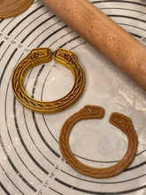 Load image into Gallery viewer, Viking Bracelet for Men -  Norse God Odin Wolf Heads Arm Rings
