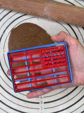 Load image into Gallery viewer, USA Patriot Flag Cookie Cutter & Mold 3” Produced by 3D Kitchen Art