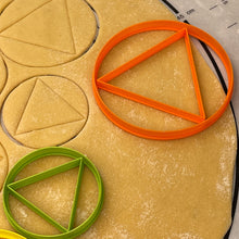 Load image into Gallery viewer, Purim Hamentashen Humentashen Oznei Haman Cookie Cutters by 3D Kitchen Art