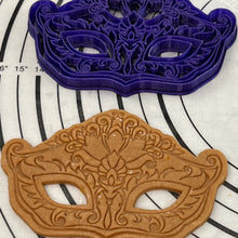 Load image into Gallery viewer, Purim Mask & Purim Megillat Esther Scroll Cookie Cutter & Mold by 3D Kitchen Art