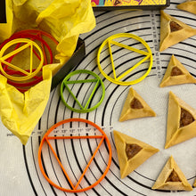Load image into Gallery viewer, Purim Hamentashen Humentashen Oznei Haman Cookie Cutters by 3D Kitchen Art