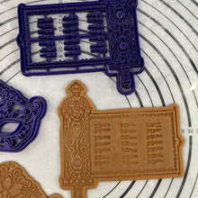 Load image into Gallery viewer, Purim Mask & Purim Megillat Esther Scroll Cookie Cutter & Mold by 3D Kitchen Art