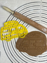 Load image into Gallery viewer, Surfer Pizza Stranger Things Cookie Cutter