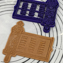 Load image into Gallery viewer, Purim Mask & Purim Megillat Esther Scroll Cookie Cutter & Mold by 3D Kitchen Art