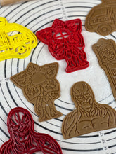 Load image into Gallery viewer, Stranger Things Surfer Pizza Van, Old Clock, The Demogorgon, Vecna 001 Henry Creel Cookie Cutter