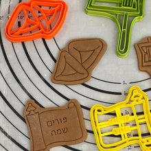 Load image into Gallery viewer, Jewish Purim Cookie Cutters by 3D Kitchen Art