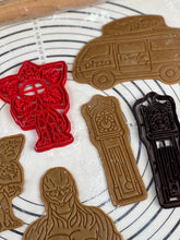 Load image into Gallery viewer, Stranger Things Surfer Pizza Van, Old Clock, The Demogorgon, Vecna 001 Henry Creel Cookie Cutter