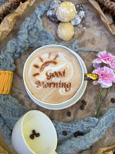 Load image into Gallery viewer, Good Morning Coffee Hot Chocolate Stencil
