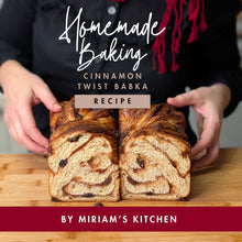 Load image into Gallery viewer, CinnamonTwist Babka | Sourdough | Kosher/Pareve Recipe Created by Miriam&#39;s Kitchen
