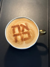 Load image into Gallery viewer, Ahava “Love” Coffee Stencil
