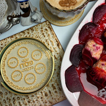 Load image into Gallery viewer, Passover Plate Drink Coaster Hot for Tabletop Protection Home Table Decoration
