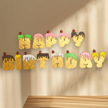 Load image into Gallery viewer, Happy Birthday Ice Cream Home Decoration
