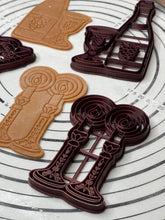 Load image into Gallery viewer, Set of 3 Shabbat, Shabbos, Shabbath Cookie Cutters &amp; Molds
